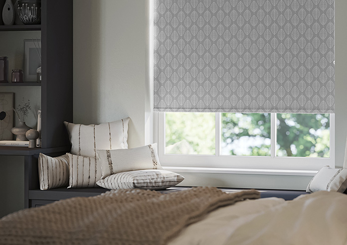 Beech Leaf (Blackout), Carbon - Roller Blind - Image 5